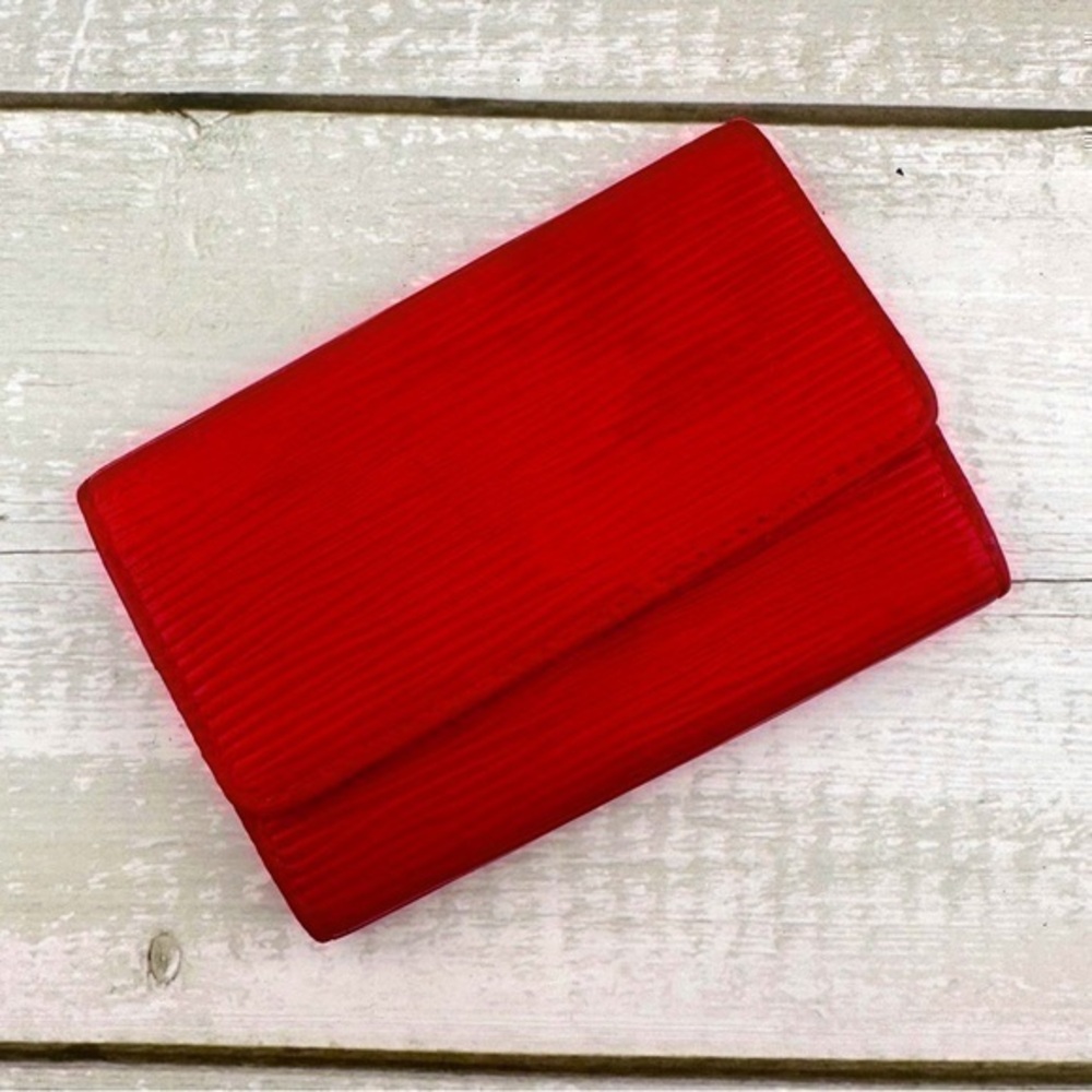 AUTHENTIC Louis Vuitton key holder. Red. - Picture 3 of 14